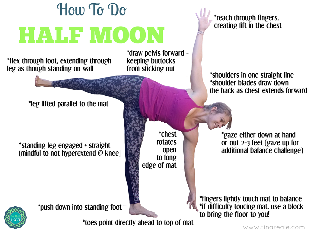 Muscles Used In Half Moon Pose / Yoga Poses For Every Part Of Your Body